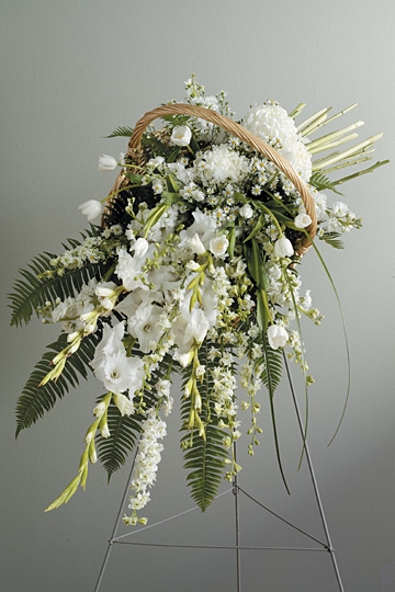 Fireside Basket Easel — Katy Florist & Gifts, Katy TX