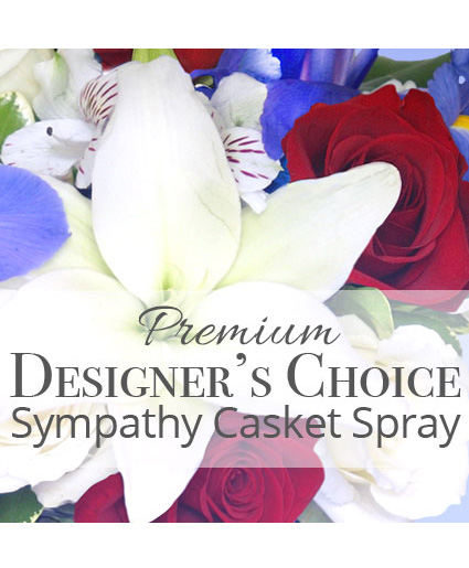 Premium Sympathy Casket Spray — Katy Florist & Gifts, Katy TX