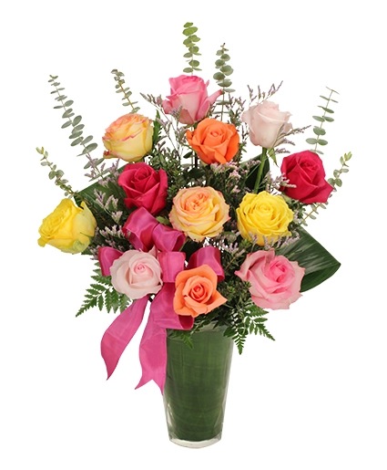 Rainbow of Roses — Katy Florist & Gifts, Katy TX