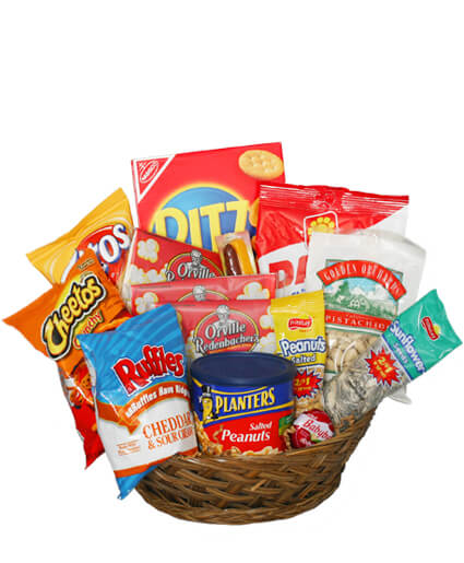 SALTY SNACKS BASKET — Katy Florist & Gifts, Katy TX