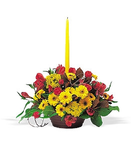 Single Taper Centerpiece — Katy Florist & Gifts, Katy TX